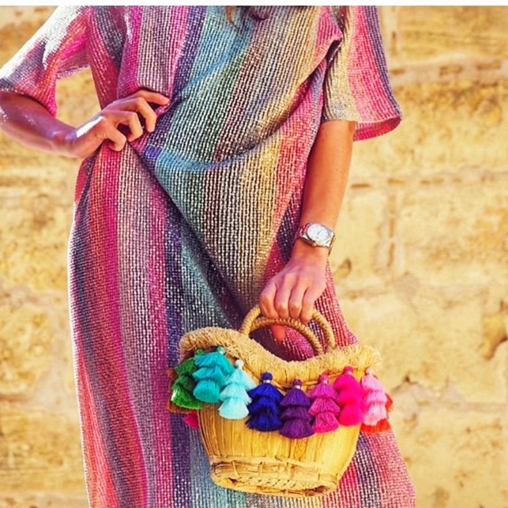 LAST ONE 😻GORGEOUS ZARA NWT Rainbow Sequins Dress - Picture 4 of 7